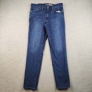 Devil Dog Jeans Mens 32x32 Blue Athletic Fit Taper Leg Dungaree Sanforized Denim